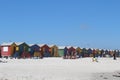 St James Beach - Colorful changing rooms in Cape Town South Africa