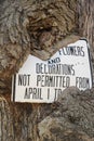 St James Cemetery Sign Detail