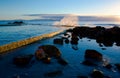 St. James - Dawn Splash Against Tidal Pool