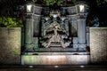 St James palacÃÆ in winter night, London Royalty Free Stock Photo