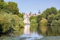 Pond in St.James Park in London.