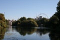 St James park and London eye, London, England Royalty Free Stock Photo