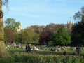 St. James Park, London skyline