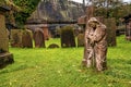 St James& x27;s Cemetery with statue of angel and cross Royalty Free Stock Photo