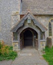 St James Church entrance Ashurst, West Sussex. UK