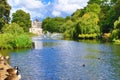 St James`s Park lake ducks London United Kingdom