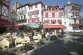 St. Jean de Luz, on the Cote Basque, South West France, a typical fishing village in the French-Basque region near the Spanish