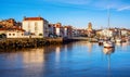 St Jean de Luz Old Town and port, Basque country, France Royalty Free Stock Photo