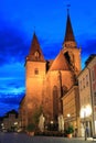 St. Johannis church in Ansbach Royalty Free Stock Photo
