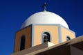 St John the Baptist Cathedral in Fira, Santorini, Greece Royalty Free Stock Photo