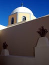 St John the Baptist Cathedral in Fira, Santorini, Greece Royalty Free Stock Photo