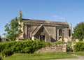 St. John The Baptist church at Inglesham, Wiltshire, an ancient unmodernised small church near the River Thames at