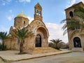 St. John the Baptist Greek Orthodox Church in Jordan Royalty Free Stock Photo