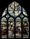 St. John the Baptist introduced by his mother, St. Elizabeth, the Infant Jesus and the Holy Kinship The Virgin, St. Joseph and St