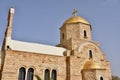 St John the Baptist Orthodox Church at Jesus Baptism Site, Side View Royalty Free Stock Photo