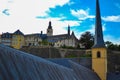 St. John Church church of St. John or St. Jean du Grund at foreground and Saint Michael`s Church Eglise Saint-Michel at the