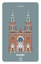 St. John Church in Helsinki, Finland. Architectural symbols of European cities