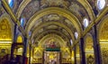 St John Co Cathedral Interior in Valletta in Malta Royalty Free Stock Photo