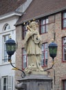 St. John of Nepomuk, John Nepomucene statue Royalty Free Stock Photo