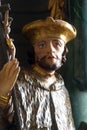 St John of Nepomuk, statue on the main altar in the Church of the Three Kings in Komin, Croatia