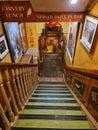 St John Oliver Gogarty pub interior stairs, Dublin Ireland Royalty Free Stock Photo