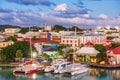St. John\'s, Antigua overlooking Redcliffe Quay Royalty Free Stock Photo
