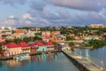 St. John\'s, Antigua Port at Redcliffe Quay Royalty Free Stock Photo