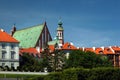 St. John`s Archcathedral and Royal Castle in Old Town of Warsaw, Poland