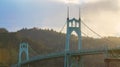 St. John's Bridge in Portland Oregon, USA