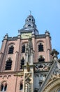 St. John`s Cathedral in Hertogenbosch, North Brabant, Netherlands. Dutch Gothic architecture, the largest catholic church in the Royalty Free Stock Photo