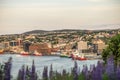 St. John`s cityscape, capital city of Newfoundland and Labrador, Royalty Free Stock Photo