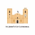 St. John`s Co-Cathedral in Valletta, Malta. One of the most beautiful churches. Must visit this place when coming to malta. Vecto
