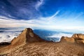 St. John's peak at Mount Kinabalu Royalty Free Stock Photo