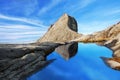 St. John's peak at Mount Kinabalu Royalty Free Stock Photo