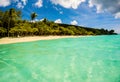 St. John, USVI - 2019. Honeymoon beach in St. John USVI, Caribbean. Paradise beach in Caribbean Royalty Free Stock Photo