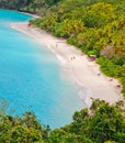 St. John, USVI -Trunk Bay Beach Royalty Free Stock Photo