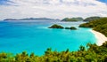 St. John, USVI -Trunk Bay Vista Royalty Free Stock Photo