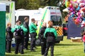 St Johns ambulance medics. Royalty Free Stock Photo