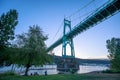 St Johns Bridge in Portland Oregon Royalty Free Stock Photo