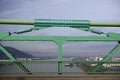 St. Johns Bridge Railing over Willamette River