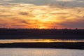 St. Johns River And Jacksonville City At Dusk