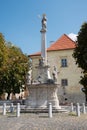 St. Joseph baroque column, Trnava, Slovakia Royalty Free Stock Photo