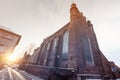 St. Joseph Church in Gdansk at sunset Royalty Free Stock Photo