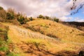 St. Joseph Domaine Farge winery vineyards covering hills Royalty Free Stock Photo