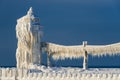 St. Joseph North Pier Lighthouse Royalty Free Stock Photo