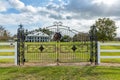 St. Joseph Plantation in Vacherie, Louisiana in south state plantation architecture Royalty Free Stock Photo