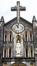 St. Joseph`s Cathedral is a church on Nha Tho Church Street in the Hoan Kiem District of Hanoi, Vietnam. Its a late 19th century Royalty Free Stock Photo