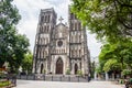 St. Joseph`s Cathedral is a church on Nha Tho Church Street in the Hoan Kiem District of Hanoi, Vietnam. Its a late 19th century Royalty Free Stock Photo