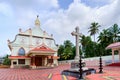 St. Joseph's churchin Chennamkari near Alleppey in Kerala, India