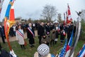 St Julien Les Metz, October 17, 2019. 75th anniversary of the liberation of Metz by the 95th division United States Royalty Free Stock Photo